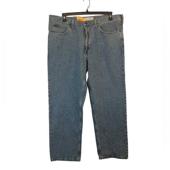 Lee Relaxed Fit Big and Tall Mens Jeans Light Stone Size 40x30 NWT - Picture 1 of 16